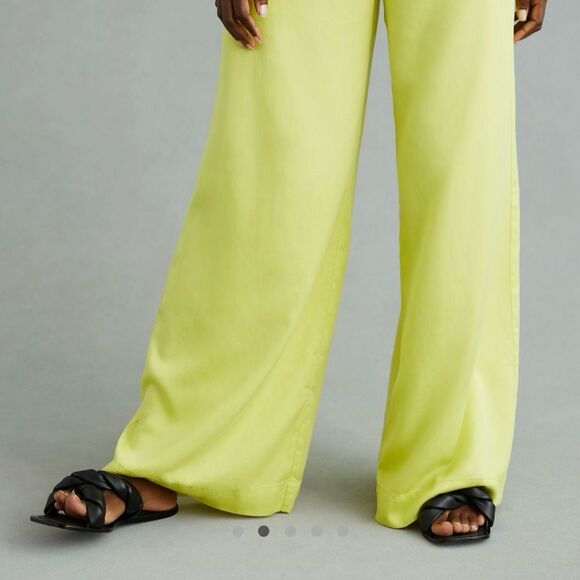 Anthropologie Low-Rise Wide-Leg Trousers | Size UK 6/US 8 - Picture 2 of 5